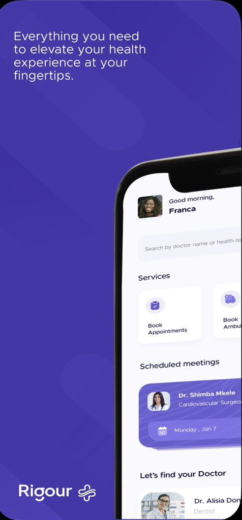 support_rigour's tweet photo. Rigour plus is Telemedicine app that allows users book virtual medical consultations with verified doctors, purchase drugs from licensed pharmacies on the app from the comfort of your home, have it delivered promptly to your doorstep, and provide ambulatory services. https://t.co/MZYOqQuhfo