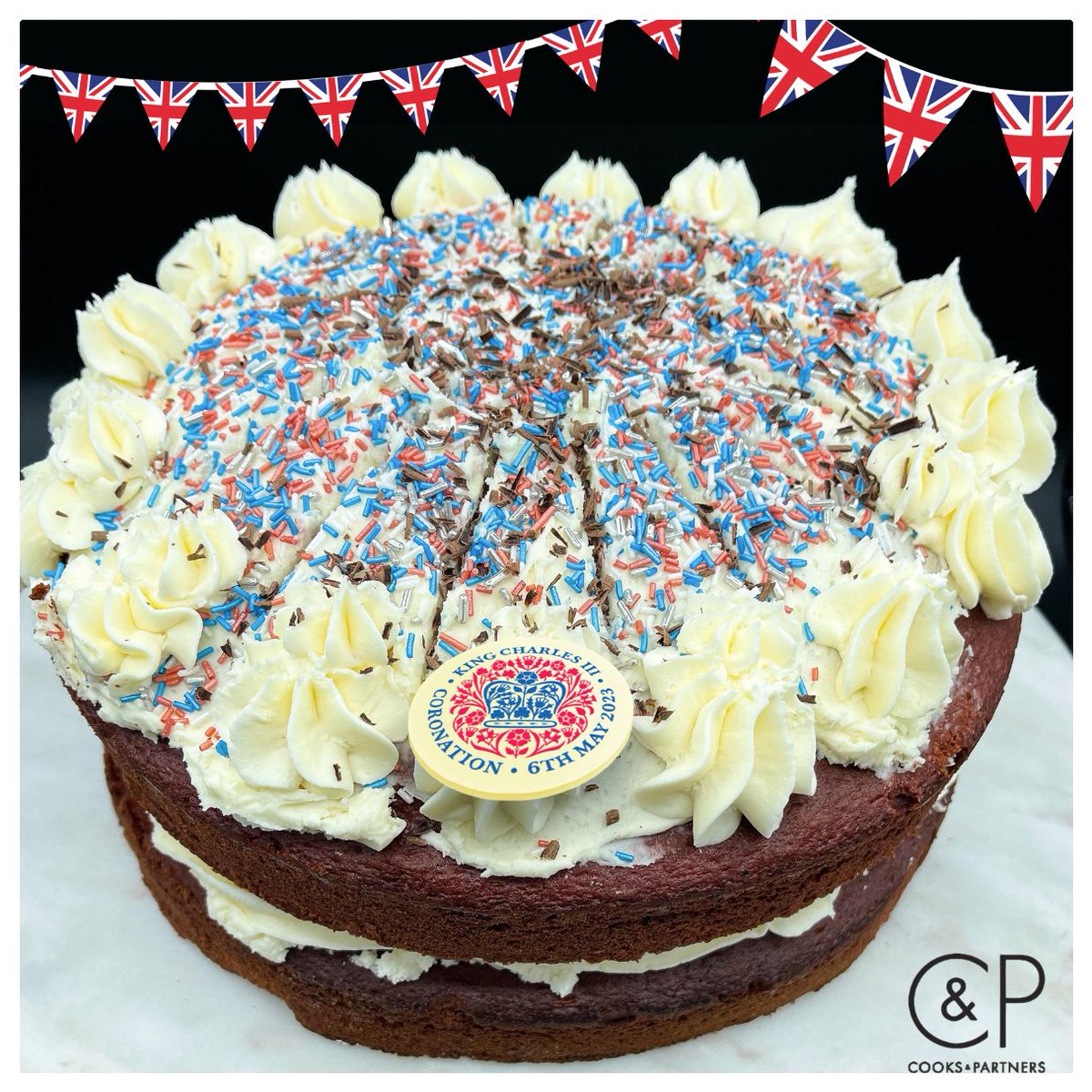 CafeNorthLodge's tweet photo. We have stocked our Cafés with these delicious, homemade, red velvet 'Coronation Cakes' to mark today's joyous event . . .
 
#BakedGoods
#Bromptoncemetery
#ColdDrinks
#CooksandPartners
#CraftedCoffee
#FreshlyBaked
#Homemade
#LondonCafeCulture

@cafenorthlodge @theroyalparks https://t.co/0mvZpdQGOA