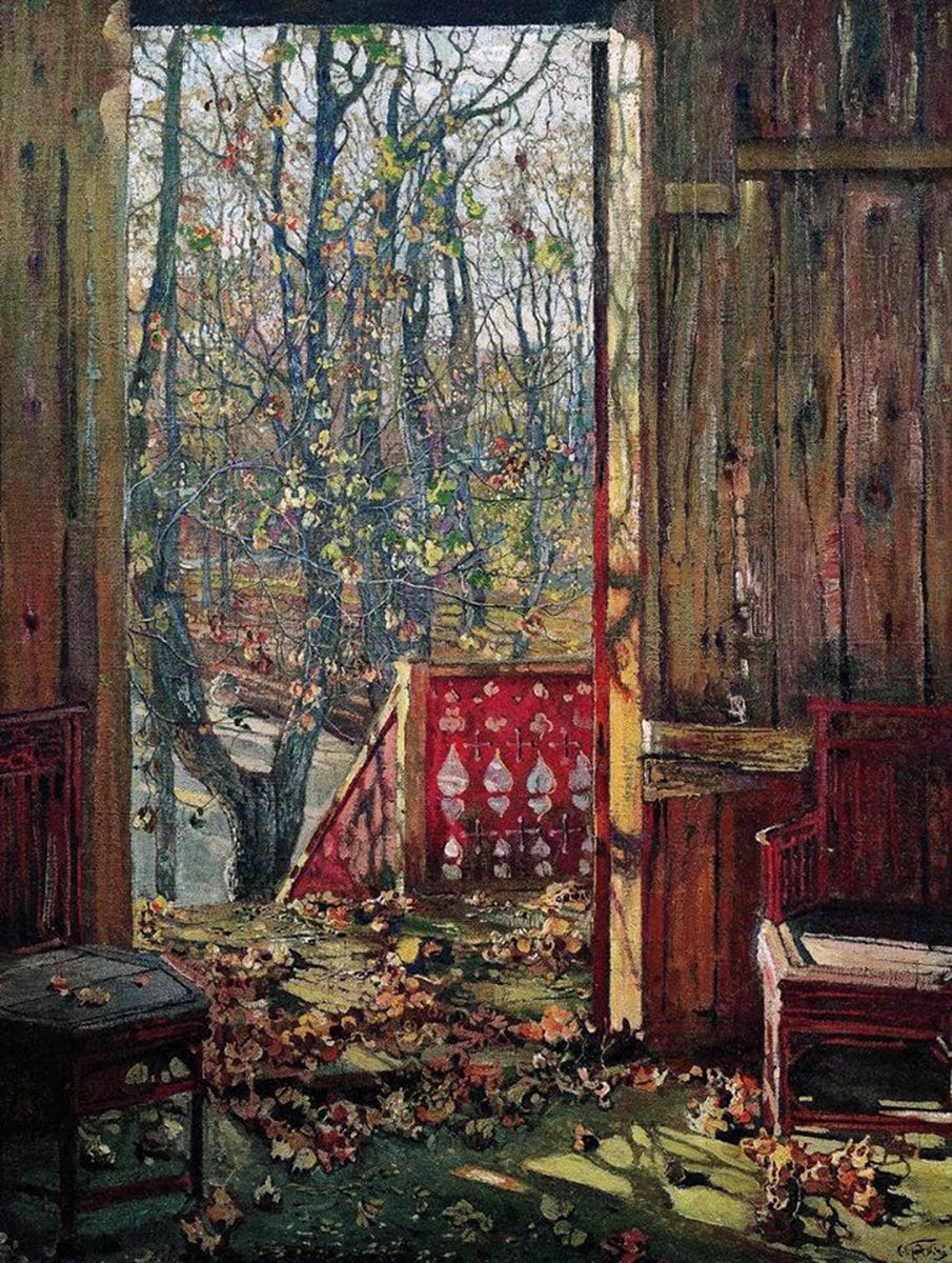 BellyRash's tweet photo. Fallen Leaves, 1915 -  Isaac Brodsky https://t.co/hnqiTXtBSv