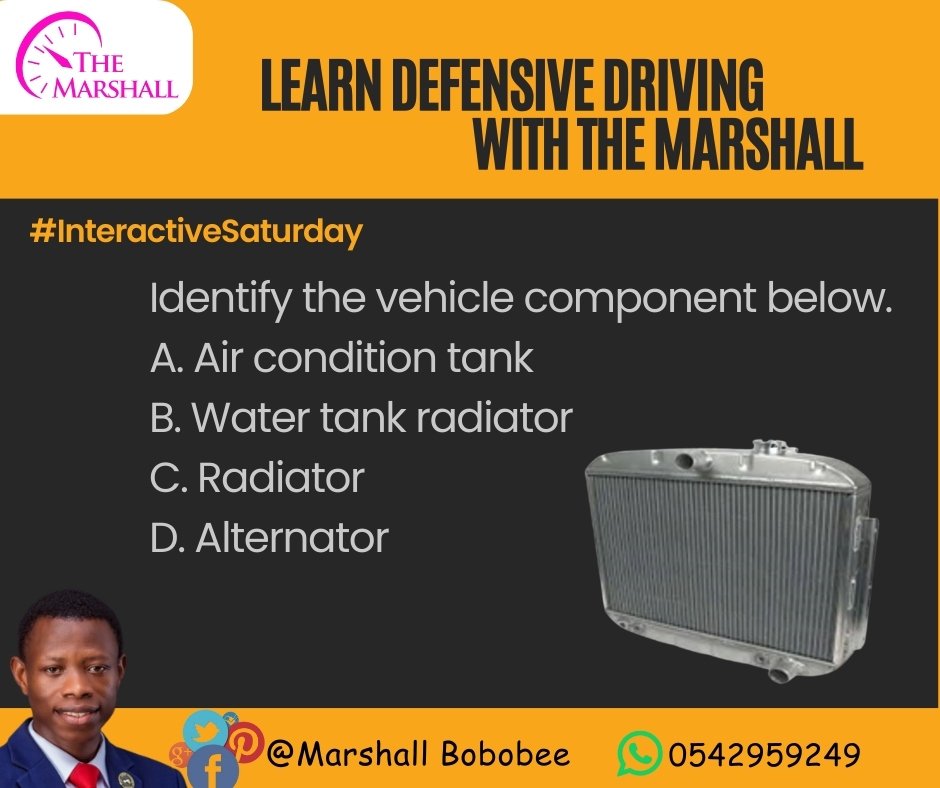 Miz_Muzu's tweet photo. Hello there,
It's Interactive Saturday!
#LearnDefensiveDrivingWithTheMarshall
#TheBestSafetyDeviceIsTheMotorist
#Corporate&IndividualDriverTraining
#TheMarshallDrivingConsult
#InteractiveSaturday
Like, Comment and Share! https://t.co/NI2FEUeBo9