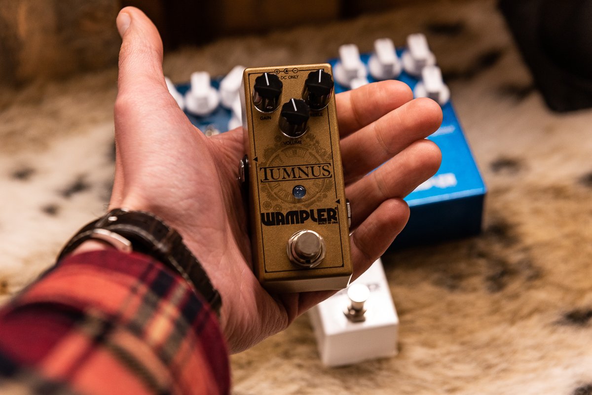 The @WamplerPedals  Tumnus Mini is a Pedalboard friendly version of the Tumnus deluxe and really does get that Mythical sound. IN STOCK NOW! #wamplertumnus #pedalpawn #wampler #klon #guitar #guitarnerd #effectspedal #gearnerd #tone #tonehenge