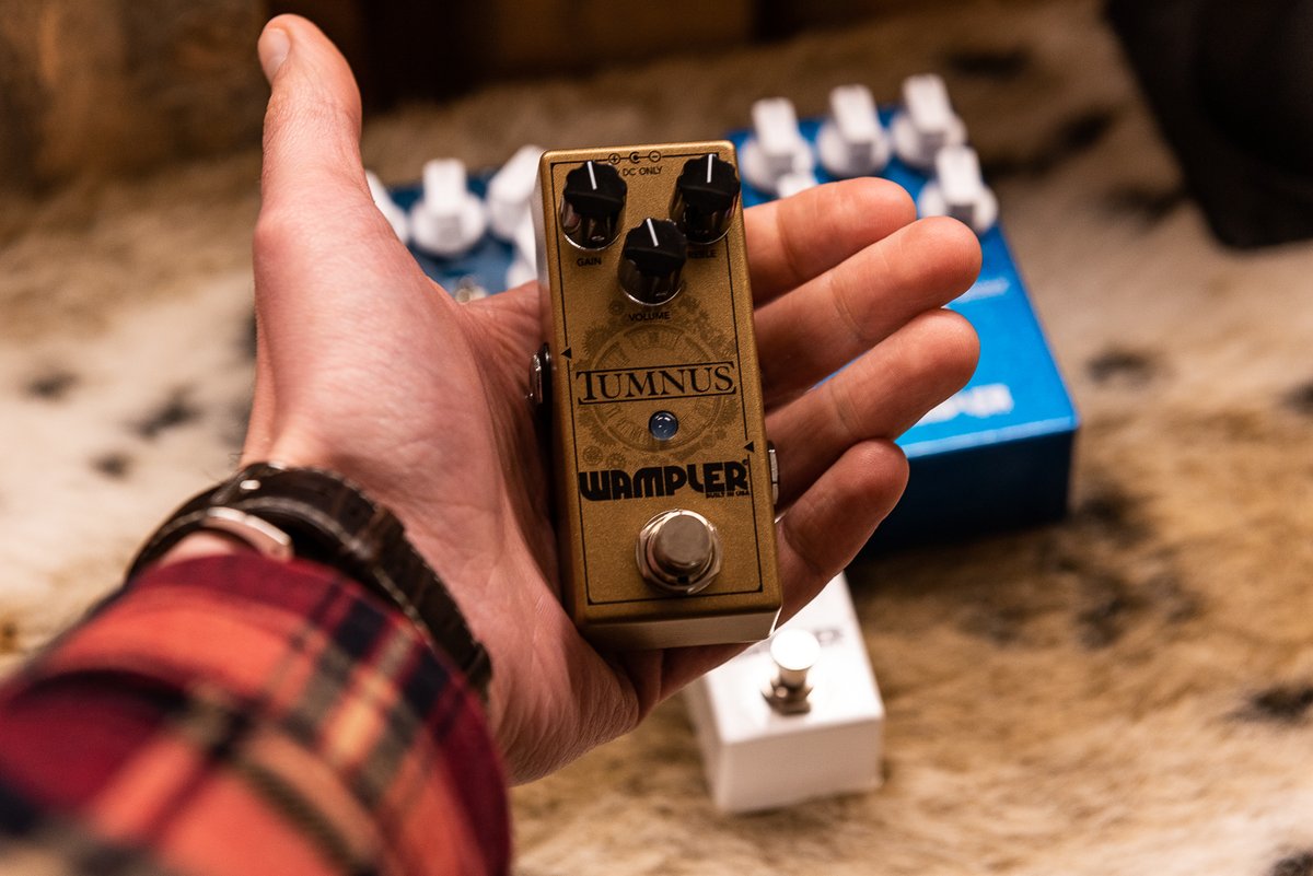 Project_Music's tweet photo. The @WamplerPedals  Tumnus Mini is a Pedalboard friendly version of the Tumnus deluxe and really does get that Mythical sound. IN STOCK NOW! #wamplertumnus #pedalpawn #wampler #klon #guitar #guitarnerd #effectspedal #gearnerd #tone #tonehenge https://t.co/HYYS1AxBrD