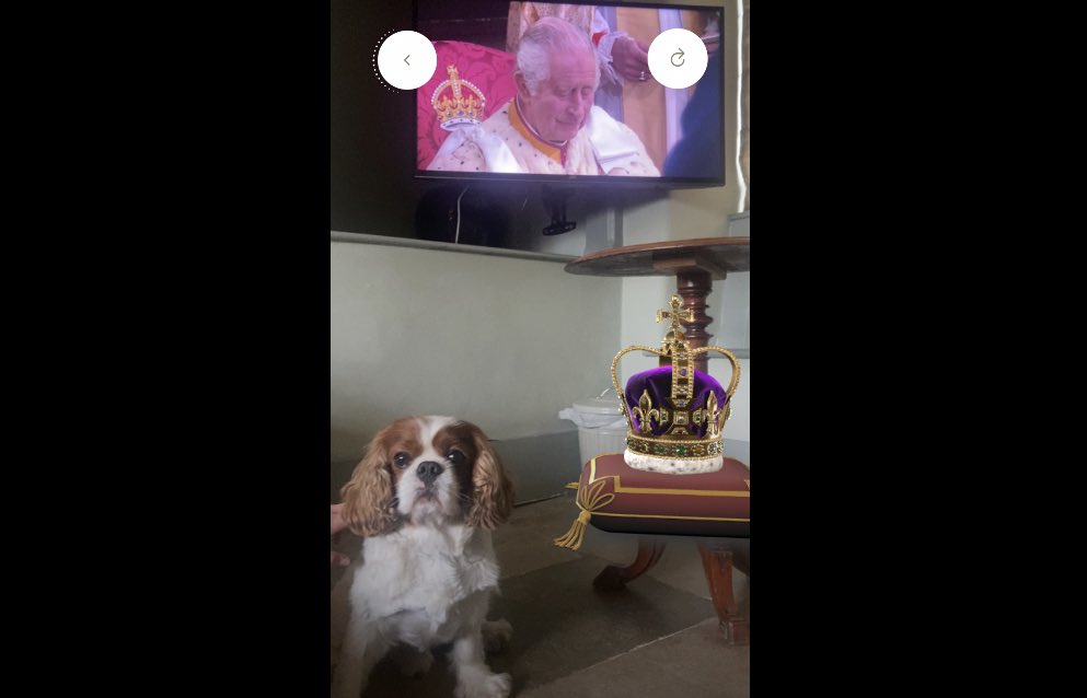 Charlotte Mikkelborg (@cmikkelborg) on Twitter photo King Charles is crowned #Coronation ❤️🤦♀️ #AR <a href="/AtlanticProds/">Atlantic Productions</a> <a href="/AlchemyImmerse/">Alchemy Immersive</a> <a href="/SkyNews/">Sky News</a> King Charles is crowned #Coronation ❤️🤦♀️ #AR <a href="/AtlanticProds/">Atlantic Productions</a> <a href="/AlchemyImmerse/">Alchemy Immersive</a> <a href="/SkyNews/">Sky News</a>