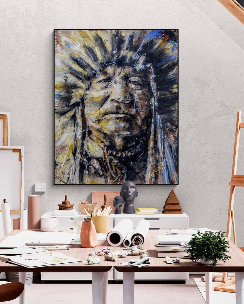 marioisonline's tweet photo. Sitting Bull is on his way home in the US. Safe travels ✈️

#mariohenrique
.
.
.
.
.
#painting #art #artist #artwork #drawing #artistsoninstagram #paint #illustration #contemporaryart #sketch #artoftheday #instaart #arte #acrylicpainting #studio #digitalart #draw #abstractar… https://t.co/Qc4Cp0Fqz5