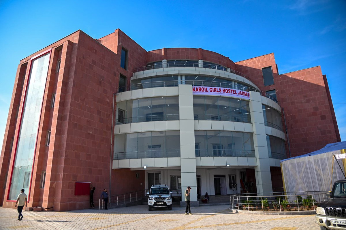 Congratulations to all the female students of Kargil studying in Jammu as the Girls hostel is fully completed and inaugurated today by Hon’ able  <a href="/lg_ladakh/">LG Ladakh</a> . 
The admission process will begin with the current academic session 2023-24.
<a href="/sahuajeet/">Ajeet Kumar Sahu</a> 
<a href="/santoshsukhdeve/">Santosh Sukhadeve</a> 
<a href="/DIPR_Kargil/">DIO Kargil</a>