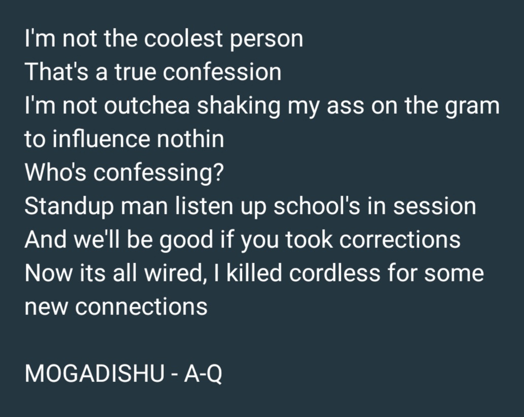 Onyekachi? (@kxchi_) on Twitter photo A-Q just outdid himself. God's Engineering II is divine. Got me zoned out all morning. Congratulations on the album <a href="/thisisAQ/">Gilbert Bani</a> A-Q just outdid himself. God's Engineering II is divine. Got me zoned out all morning. Congratulations on the album <a href="/thisisAQ/">Gilbert Bani</a>