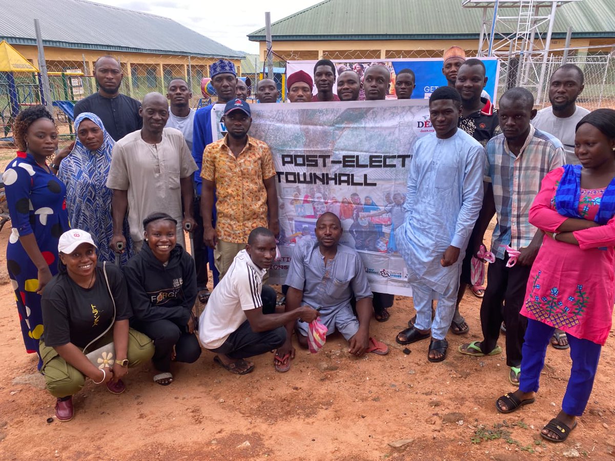 DEANinitiative's tweet photo. More Community-Level Citizens Election Feedback Sessions were held this week in Abaji, Abuja FCT.
We will share report soon.
#SixtyPercentOfUs #iPledge2Vote
@YIAGA @UNDPNigeria https://t.co/dmIX9biE3i
