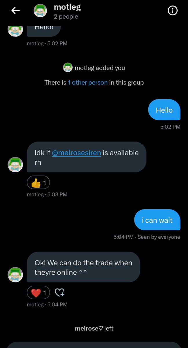 LeafyLeaa's tweet photo. @melrosesiren is a scammer, they actually nice and trusted and first but now they turn to be a scammer and I won't accept any kind of excuse to believe them

Roblox user : cursedritualz , ShelleysRevenge , dollsblush

Twitter user : @melrosesiren 

Thread https://t.co/BfBWzgCX8P