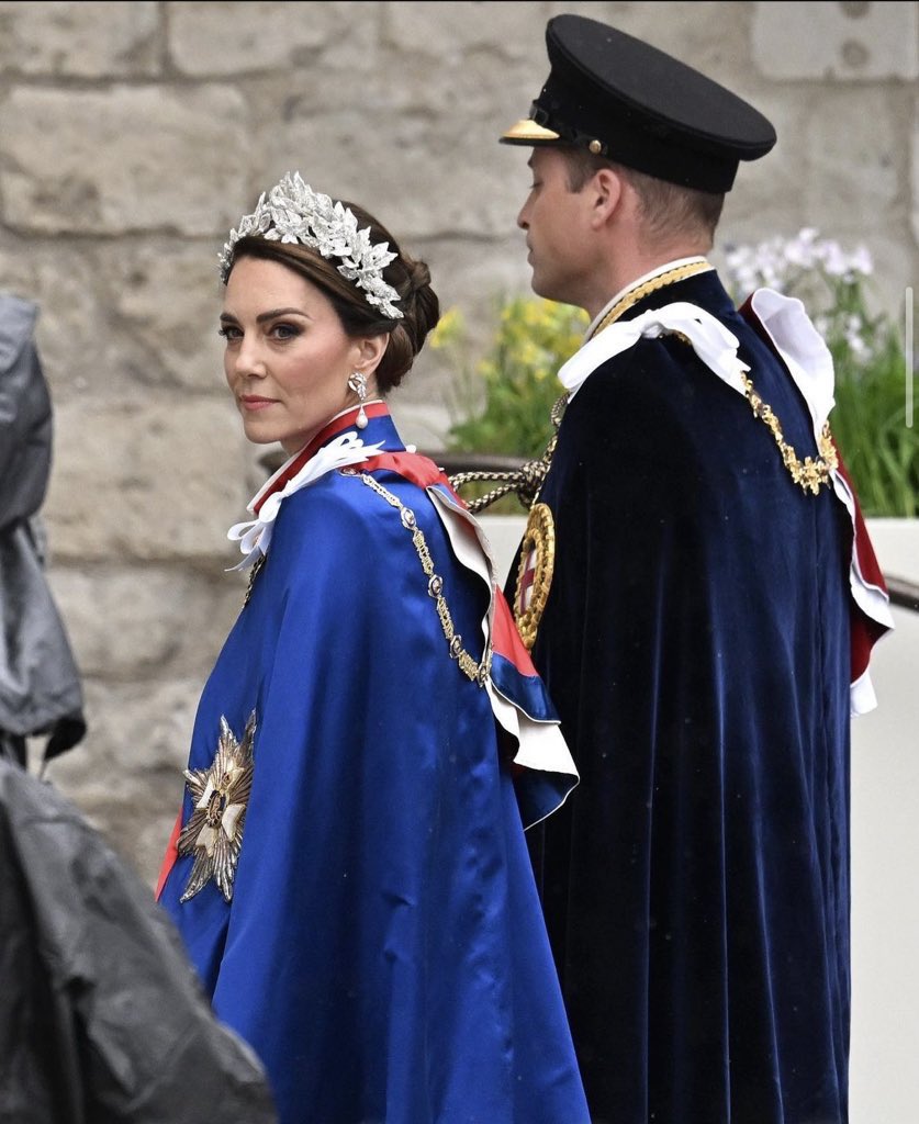 PEACHEMI's tweet photo. Beautiful to see how far they have come as a couple. 👑 #Royal #Coronation #kate #william https://t.co/6gxgbZenzl