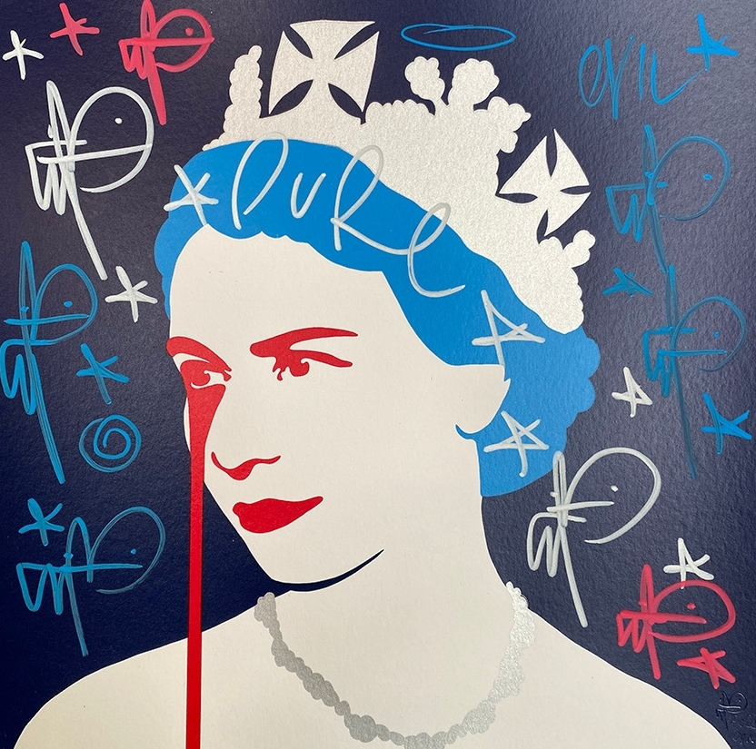 artcarbootfair's tweet photo. ๐๐๐ Only 3 left in the ACBFSHOP๐๐๐
'PRINCE PHILIP'S NIGHTMARE' by
@pureevilgallery
4 Colour Screenprint with Handfinishing
330gsm Fedrigoni paper
26cm x 26cm
๐๏ธ Link to the Shop in Bio
#acbf #flashsale #thisweekendonly #coronationsaleโ
#coronationart #screenprints https://t.co/5MPTo9XfgL