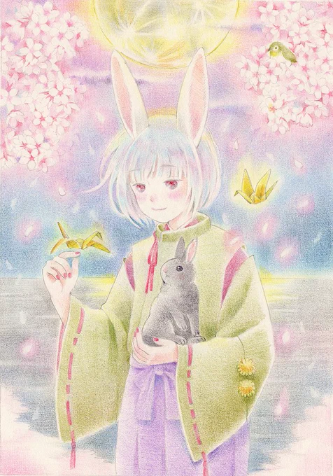 完成しました途中に反応くださった方、ありがとうございました #ゴールデンウィークSNS展覧会2023 #色鉛筆