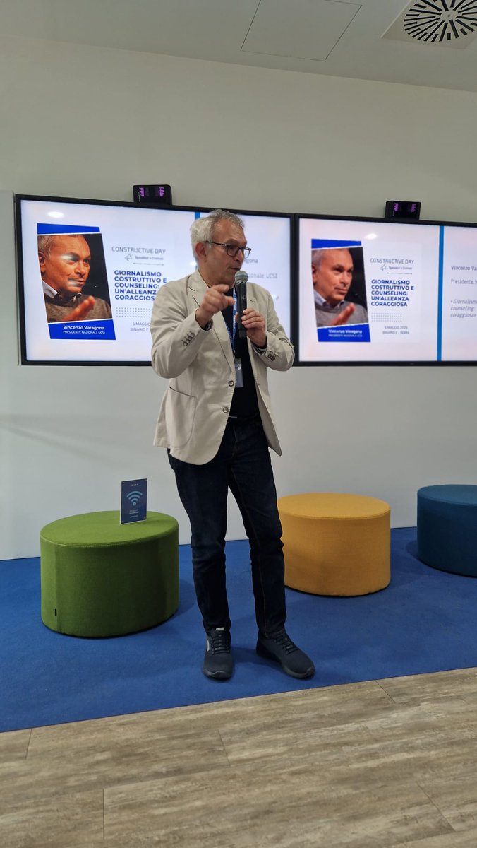 Doracarapellese's tweet image. Il counseling e il #giornalismocostruttivo per entrare in frequenza con il lettore e il giornalista
@vivar #constructiveday