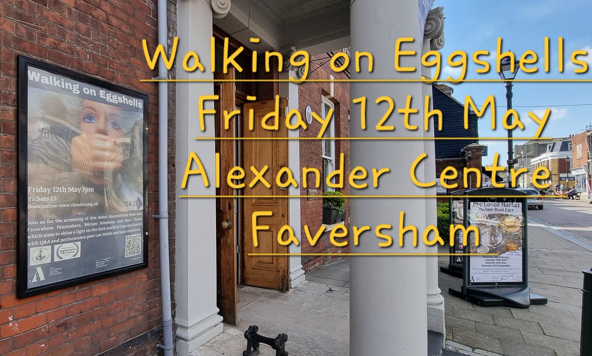 miriams11266945's tweet photo. Event to raise awareness on Coercive Control in relationships in Alexander Centre Faversham
Tickets available here:
https://t.co/6Svx1rO3d8
@FavershamNews #documentary #launch #ideastest @IdeasTest @satedacharity @ClarionHousing @BBCRadioKent @bbcsoutheast @itvmeridian https://t.co/6457WjiMTP
