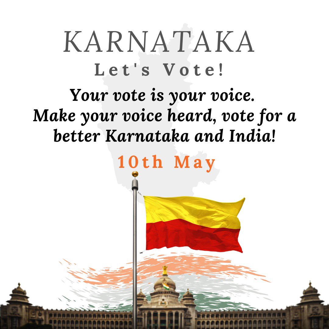 ArtofLiving's tweet photo. Make your voice heard for a better India! 

#artoflivingvotes #Karnataka https://t.co/Ot0lfzINrY