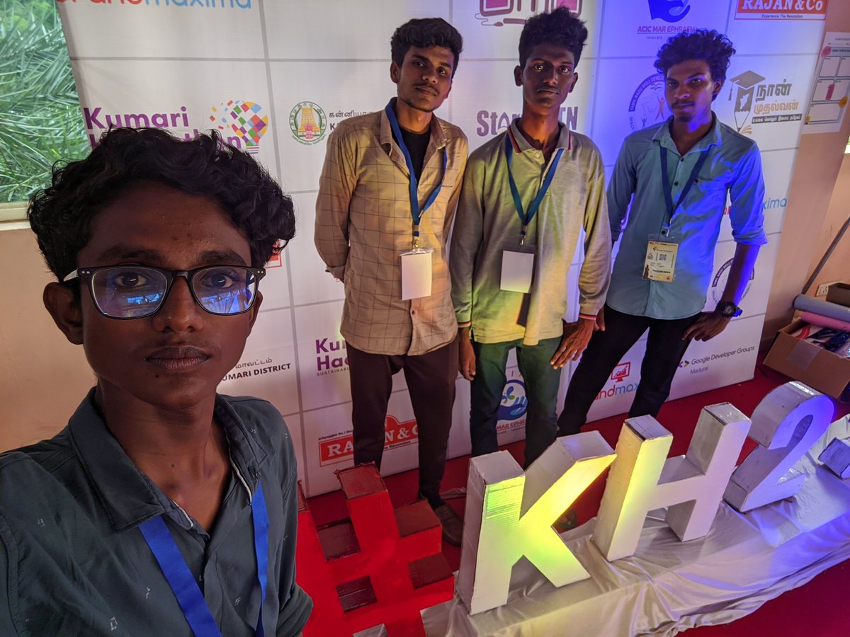 ThamizhlP's tweet photo. In Kanyakumari for first time 36hrs continuous hackathon was connected by naan mudhalvan,StartupTN & Google developer Groups #kumarihackathon #startuptn #nanmudhalvan #marephraem #kanyakumari #districtadministration @sundarpichai @Google @googledevs @naanmudhalvanTN https://t.co/vms16K2P3K