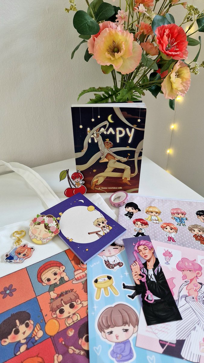 my <a href="/lovingpjmzine/">h^^py | CLOSED ✨</a> arrived and I'm so happy 😭 look how pretty it is!