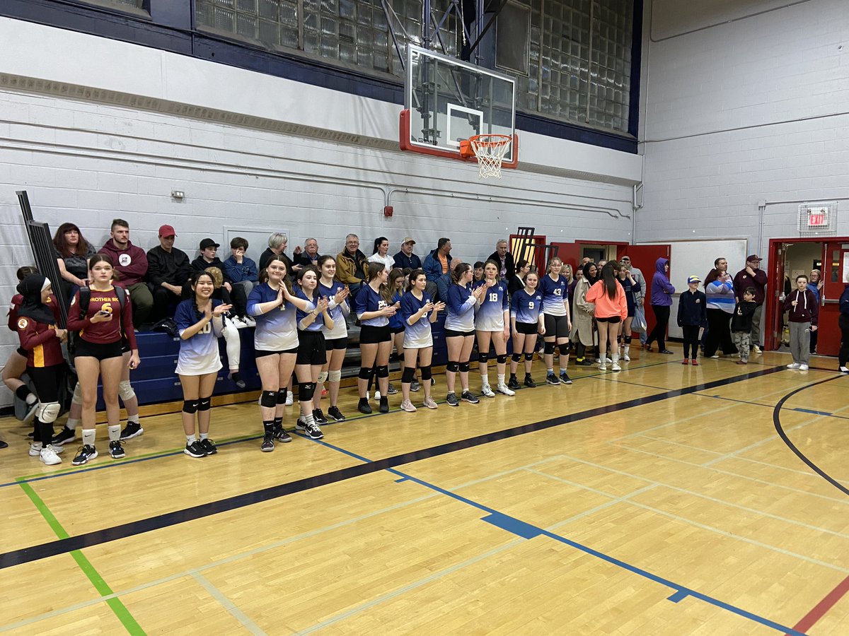 Congratulations going out to the LBJH Grade 9 Girls Volleyball team and coaches for their win last night at the Block on the Rock tournament. You represented well. Good luck in all your games today. <a href="/learysbrook/">Leary's Brook Jr High</a>