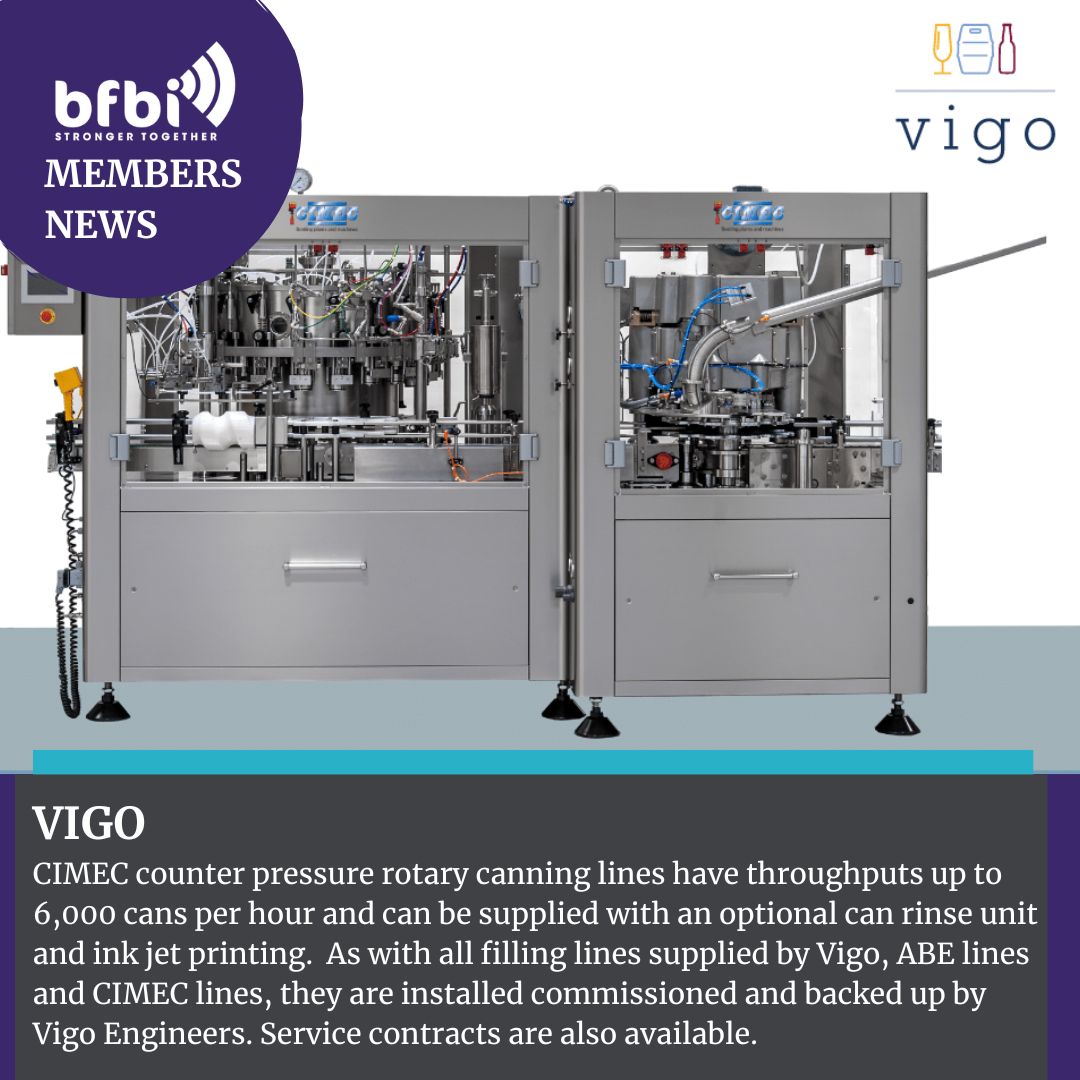 BFBi (@bfbi1907) on Twitter photo #BFBi #MemberNews! <a href="/VigoLtd/">Vigo, part of the Rawlings Group</a> has announced the addition of CIMEC counter pressure rotary #canning lines to their canning line range to offer high speed canning under counter pressure fill conditions.
More info: bfbi.org.uk/bfbi-news/vigo…
#beverage #beverageindustry #supplychain #BFBi #MemberNews! <a href="/VigoLtd/">Vigo, part of the Rawlings Group</a> has announced the addition of CIMEC counter pressure rotary #canning lines to their canning line range to offer high speed canning under counter pressure fill conditions.
More info: bfbi.org.uk/bfbi-news/vigo…
#beverage #beverageindustry #supplychain