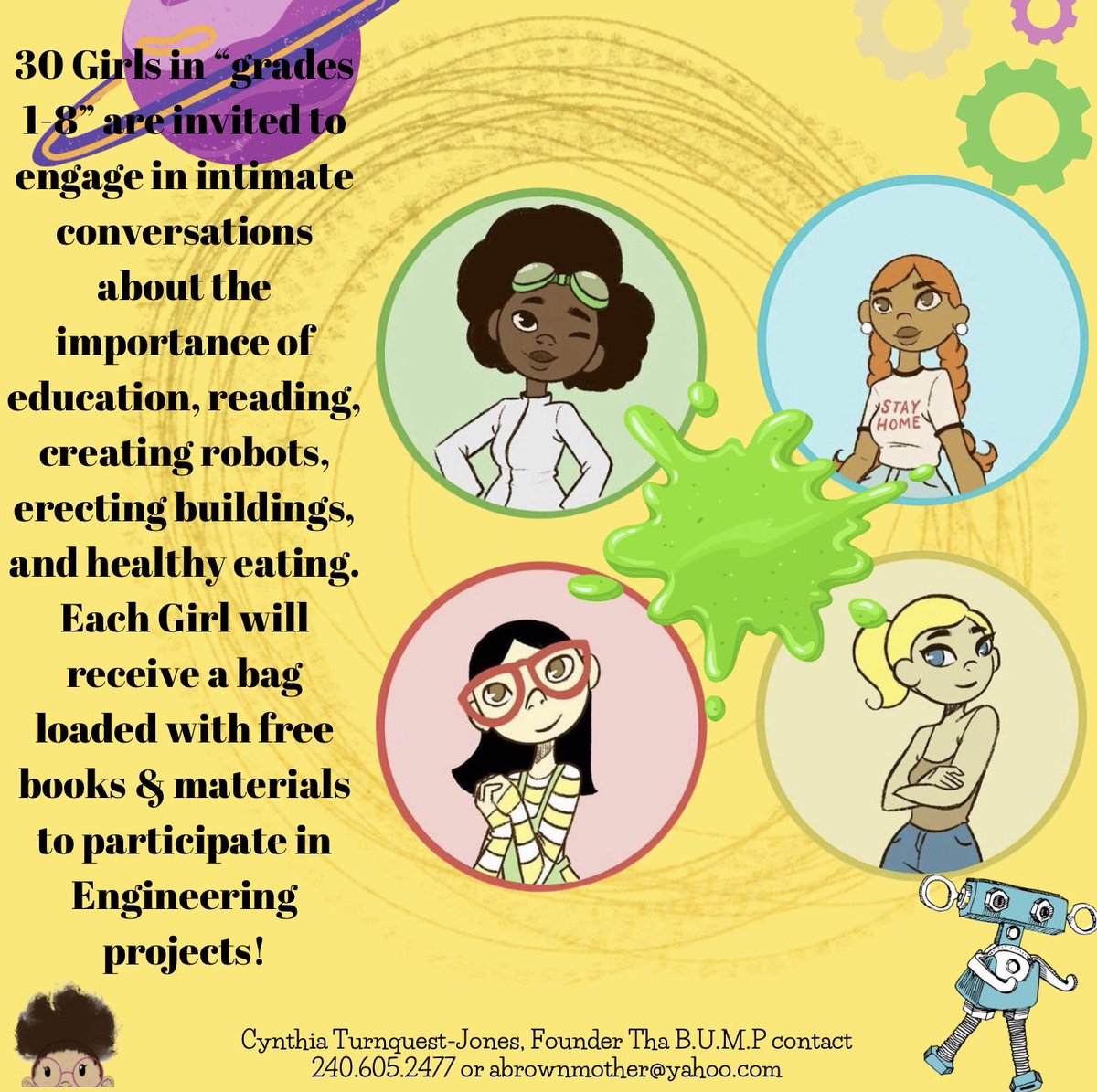 CyndiTurnquest's tweet photo. We are extremely excited about the “grand finale” of Let Girls Learn Days in Mount Vernon, New York 2023 at Mount Vernon Public Library! #thabump #education #letgirlslearn #steamactivities #stem #steam #healthychoices #authortalk #thabrownurbanmotherpartnership #girlpower https://t.co/6vtLEbvO4u