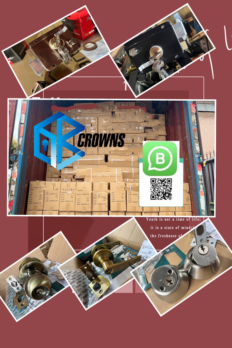 annieli92885972's tweet image. Loading Today
#rimlock #knobset #leverset #deadbolt #shipment
#doorlock #doors #cerraduras #ferreteria
#manufacturing #production #fabrication
WhatsApp:+8615014518854
E-mail:annieliang@crownsindustry.com