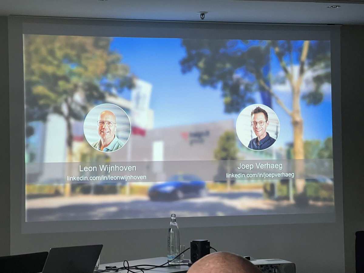 awesome session starting Joep and <a href="/LWijnhoven/">Leon Wijnhoven</a> have their own beer made to #E2EVC and it taste awesome🥰.  “IaC framework for MSP’s”