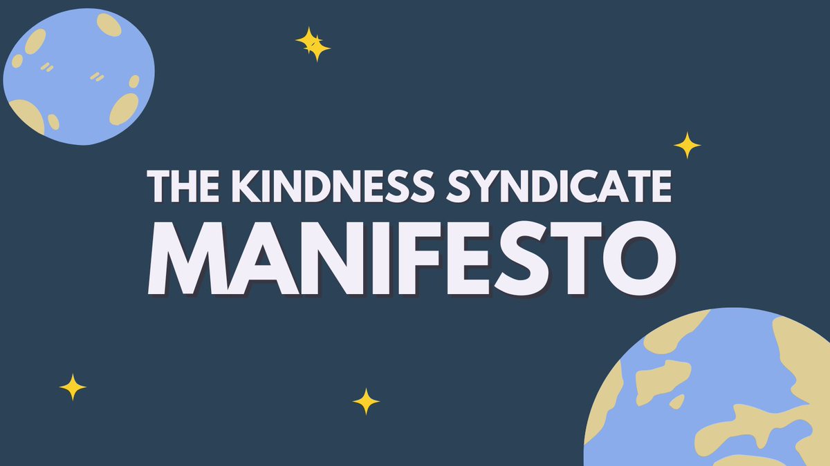 🚨The Kindness Syndicate is here👇

Every person is unique, and all that is unique has its story. I want to help you to share it with the rest of the web3 world, and I want to do it through something I call The Kindness Syndicate.

Kindness Syndicate is a community made of people