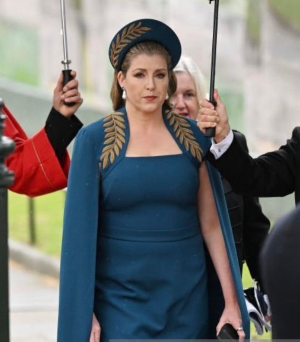 Doesn't Penny Mordaunt look magnificent? She's Lord President of the Privy Council and one of the two politicians #KingCharles sees most regularly. The other is the Prime Minister, Rishi Sunak #Coronation