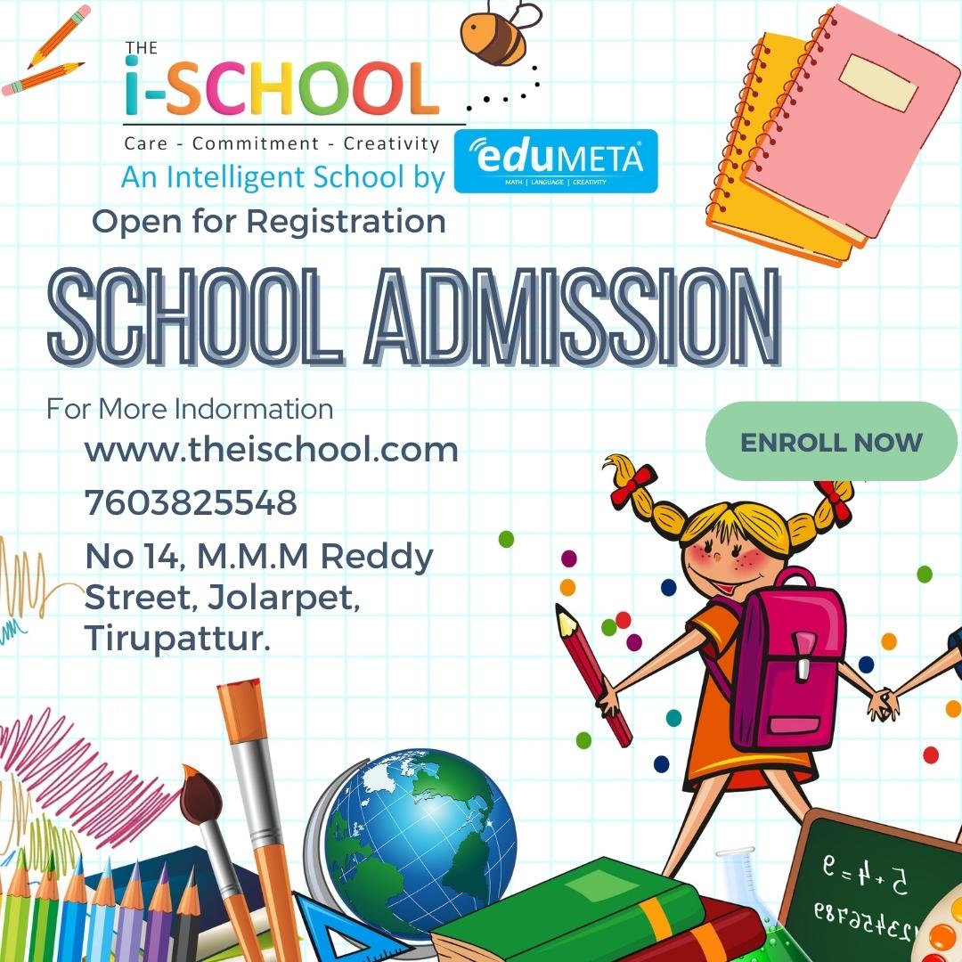 i_schoolJolrpet's tweet photo. It's never too early to start your child on the path to success! The i-School eduMETA Kids Play School is now accepting applications for the upcoming academic year 2023 - 2024.

#playschooladmission #ischoolplayschool  #playschoolfun  #preschooleducation #Jolarpet #eduMETA https://t.co/eNqBGjGf8B