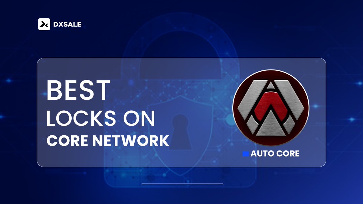 dxsale's tweet photo. The biggest #crypto projects trust #DxLock with their liquidity locks in order to ensure the utmost safety ๐
Congratulations to @AUTOCoreChain who were the largest #CORE lock in April ๐ฅ๐
Check it out ๐ #CoreDAO #CoreChain #COREmunity
https://t.co/cbRLPyzpMc https://t.co/C5ct1aZDx7