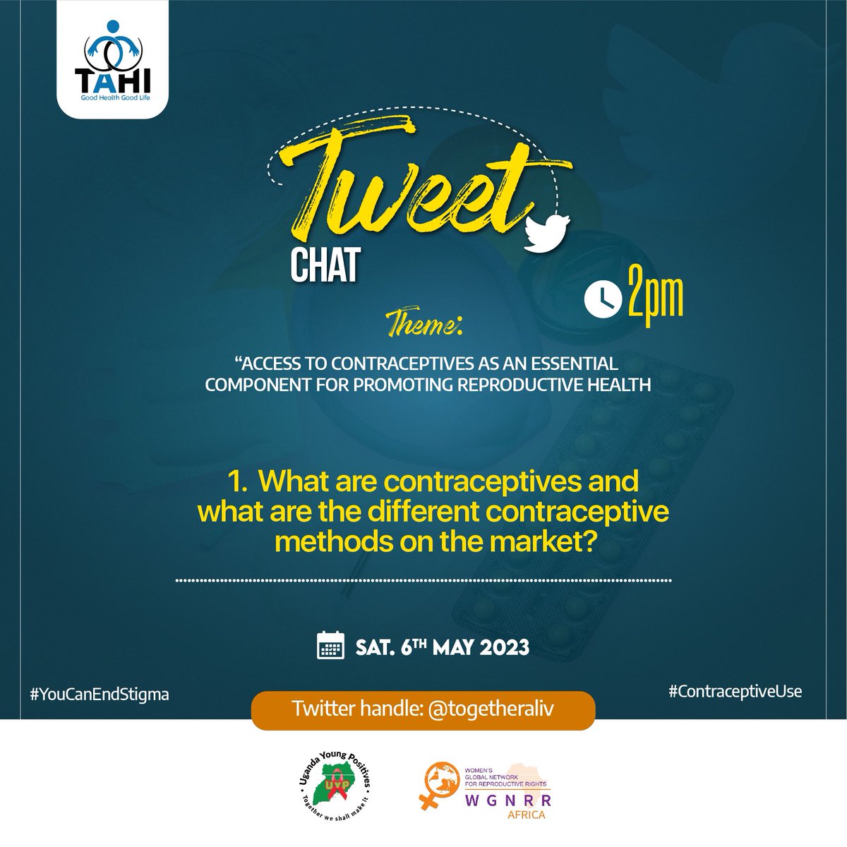 Togetheraliv's tweet image. Question 1. What are contraceptives and what are the different contraceptive methods on market? @AngellaNalunga @VictoriaKatamba @johnjessy101 
#YouCanEndStigma @ContraceptiveUse