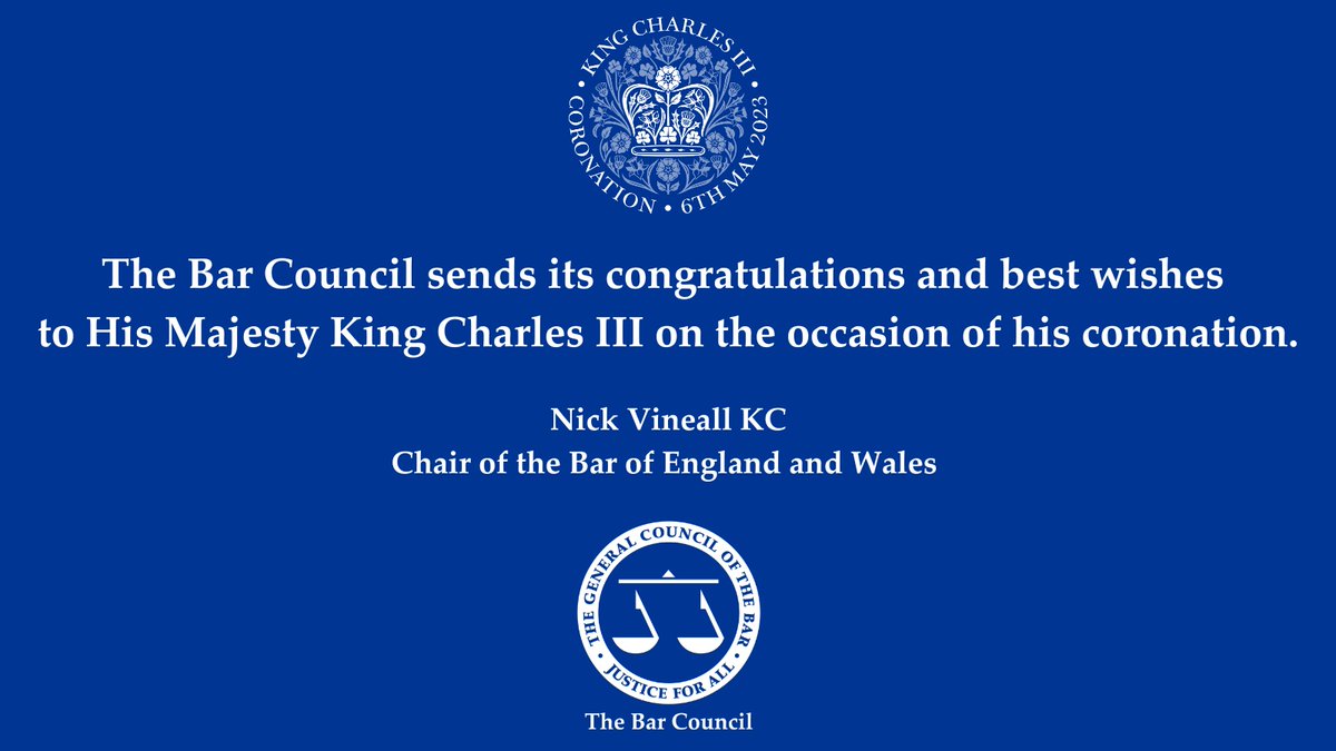 Congratulations and best wishes to His Majesty King Charles III on the occasion of his coronation. #Coronation