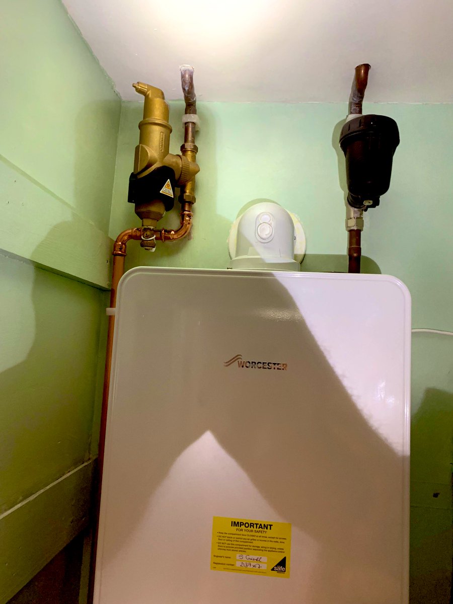 remlocplumbing's tweet photo. @HeatingYourHome system boiler with @SpirotechUK spirovent compete new heating system ..as replacing storage heaters.. https://t.co/6A3dEG7epa