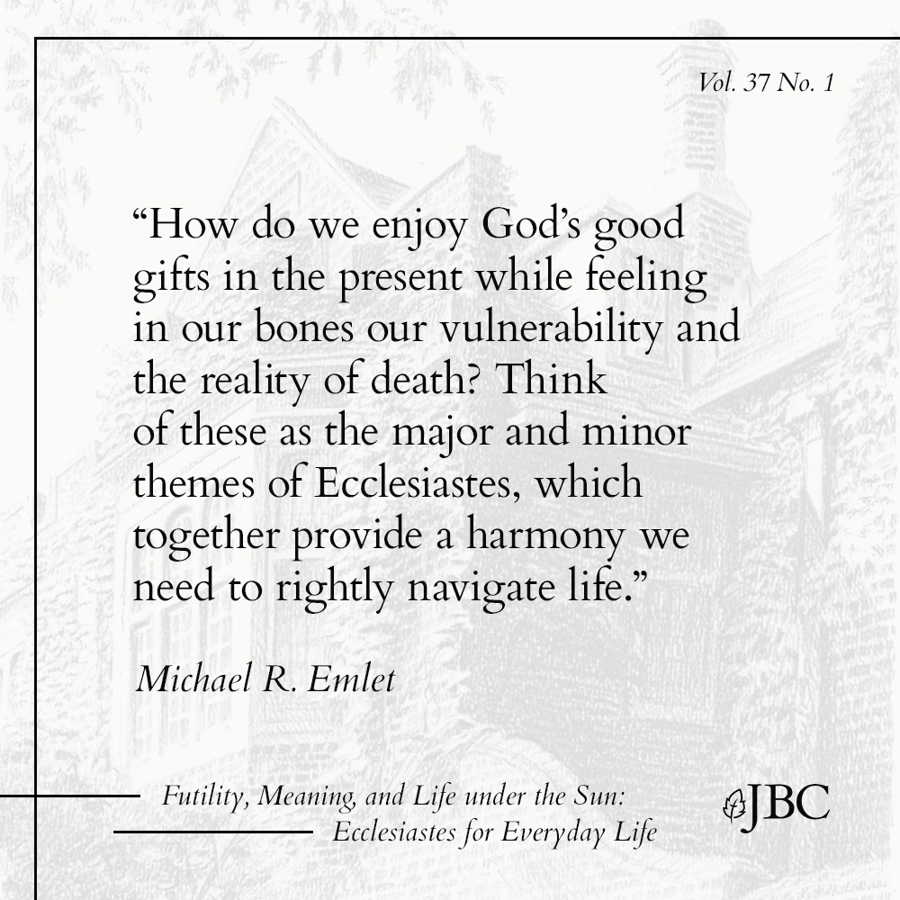 ccef's tweet photo. ✨The latest issue of the Journal of Biblical Counseling is now available! Preview and read the newly released articles at https://t.co/jxUDkpxwNC ✨
#ccef #biblicalcounseling #christiancounseling #biblicalcounselor #jbc #ecclesiastes #vanityofvanities #lifeunderthesun https://t.co/kq1zBEH07t