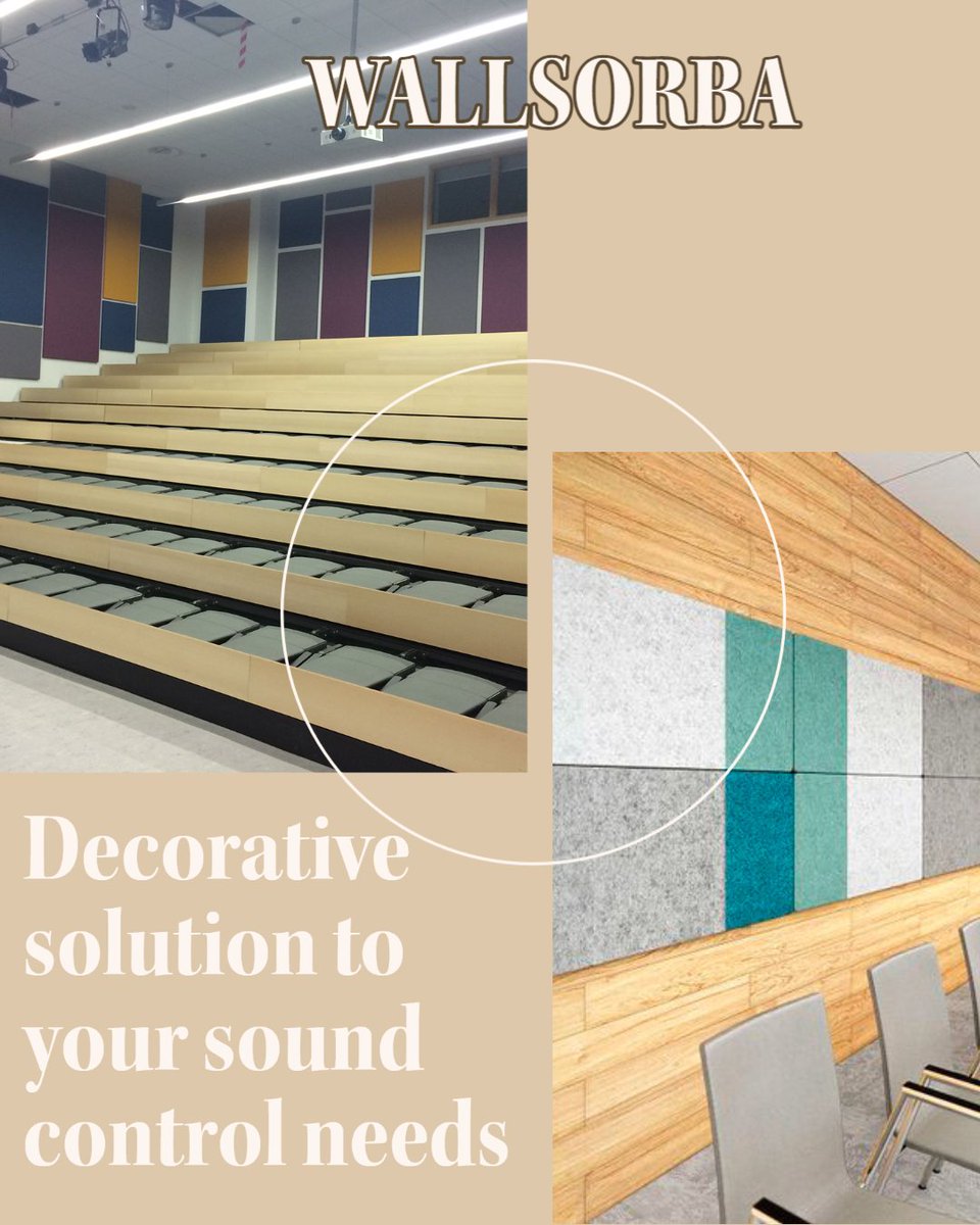 Want to control sound in style? Look no further than WALLSORBA®! Our high specification acoustic panel systems are the most popular aesthetic sound-absorbing panels on the market. Durable, fire-rated, and visually pleasing.

Call us on: 01 545 0044