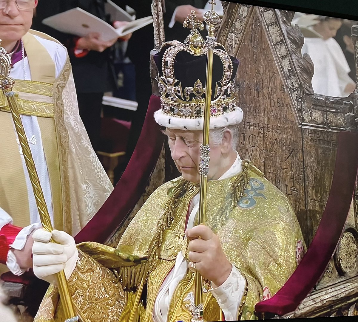 septimusajprime's tweet photo. King Charles with Africa’s stolen jewels… https://t.co/TuVHiL3ZLf
