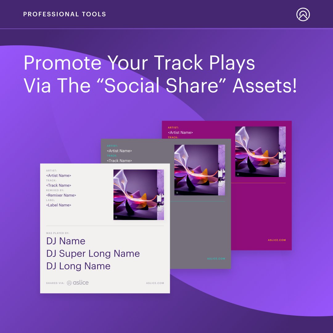 Professional Tools For Producers: Promote The DJs Who Played Your Tracks Via The "Social Share" Assets

#DJ #musicproducer