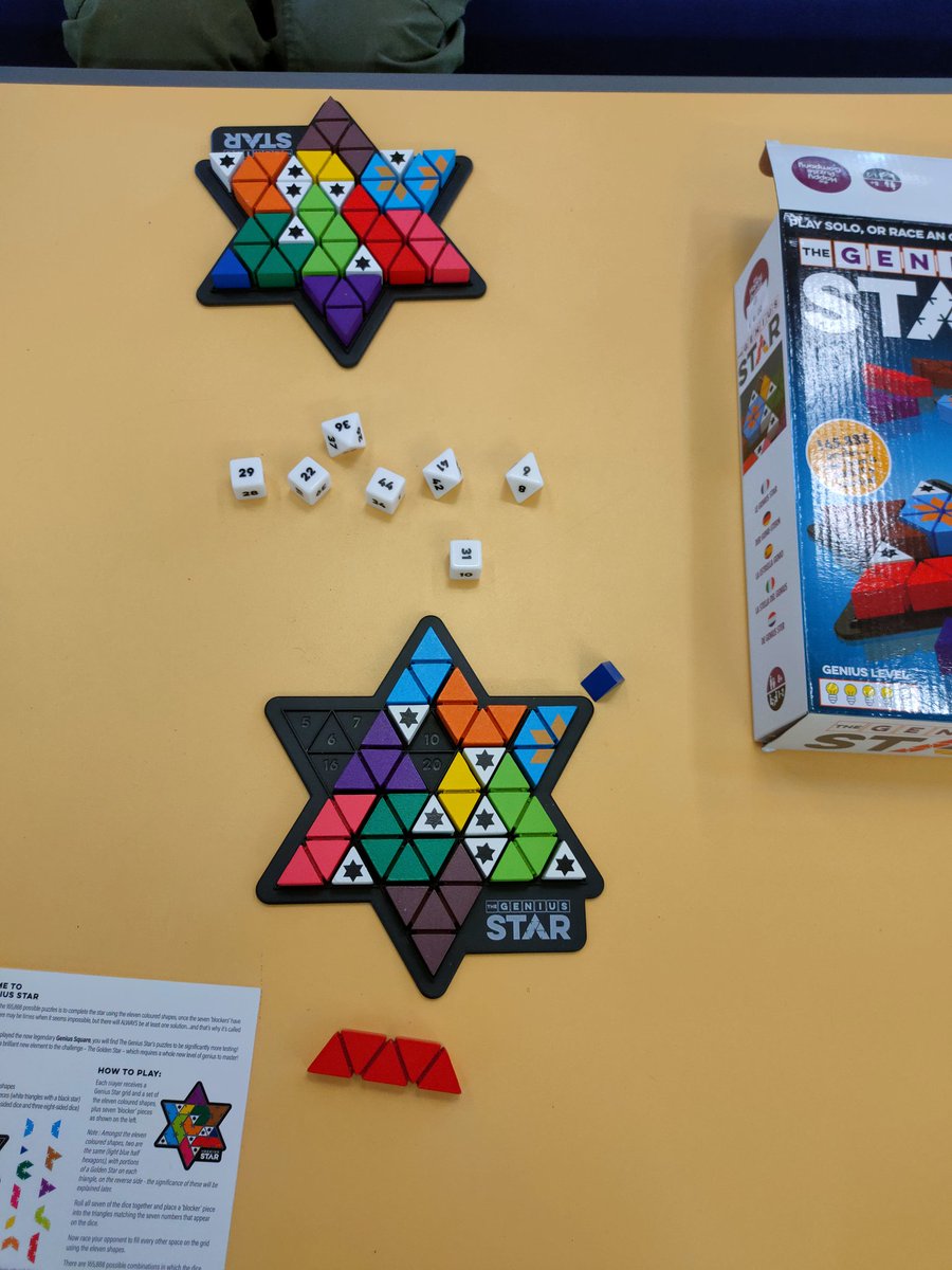 CCaerphilly's tweet photo. Played during our #stemhour this morning @BargoedLib
The Genius Star #geniussquare from @happypuzzle
Great puzzle game, you just need to be quick!
Much harder than the square version!
@CaerphillyCBC #Genius @CaerphillyLibs @cazjule @LibraryLaurence #STEM https://t.co/SpzUtIEzLH