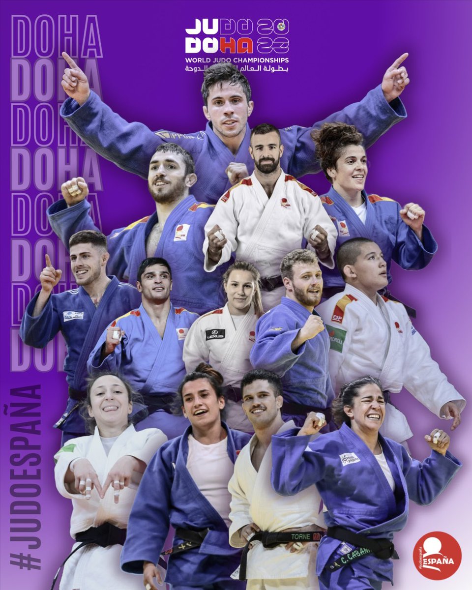 Que si que mañana <a href="/carlosalcaraz/">Carlos Alcaraz</a> juega la final del <a href="/MutuaMadridOpen/">#MMOPEN</a> peeero… empieza el Mundial de Judo 🥋<a href="/JudoDoha2023/">Judo Doha 2023</a> y lo viviremos en <a href="/teledeporte/">Teledeporte</a> con Javi López 🎤

🔥Tenemos equipo para soñar🚀

#JudoEspaña #JudoDoha2023