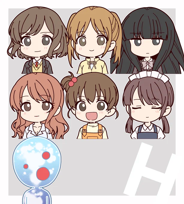 ハルヒ20周年記念の寄せ書き企画にて、皆さんに選んでいただいたキャラクターのアイコン用イラスト鋭意制作中です〜本日はみんな大好き、北高外女子達をご紹介します!  メッセージの書き込み締切は5月7日23時59分まで! 以下のURLからぜひお気軽にご参加ください! 