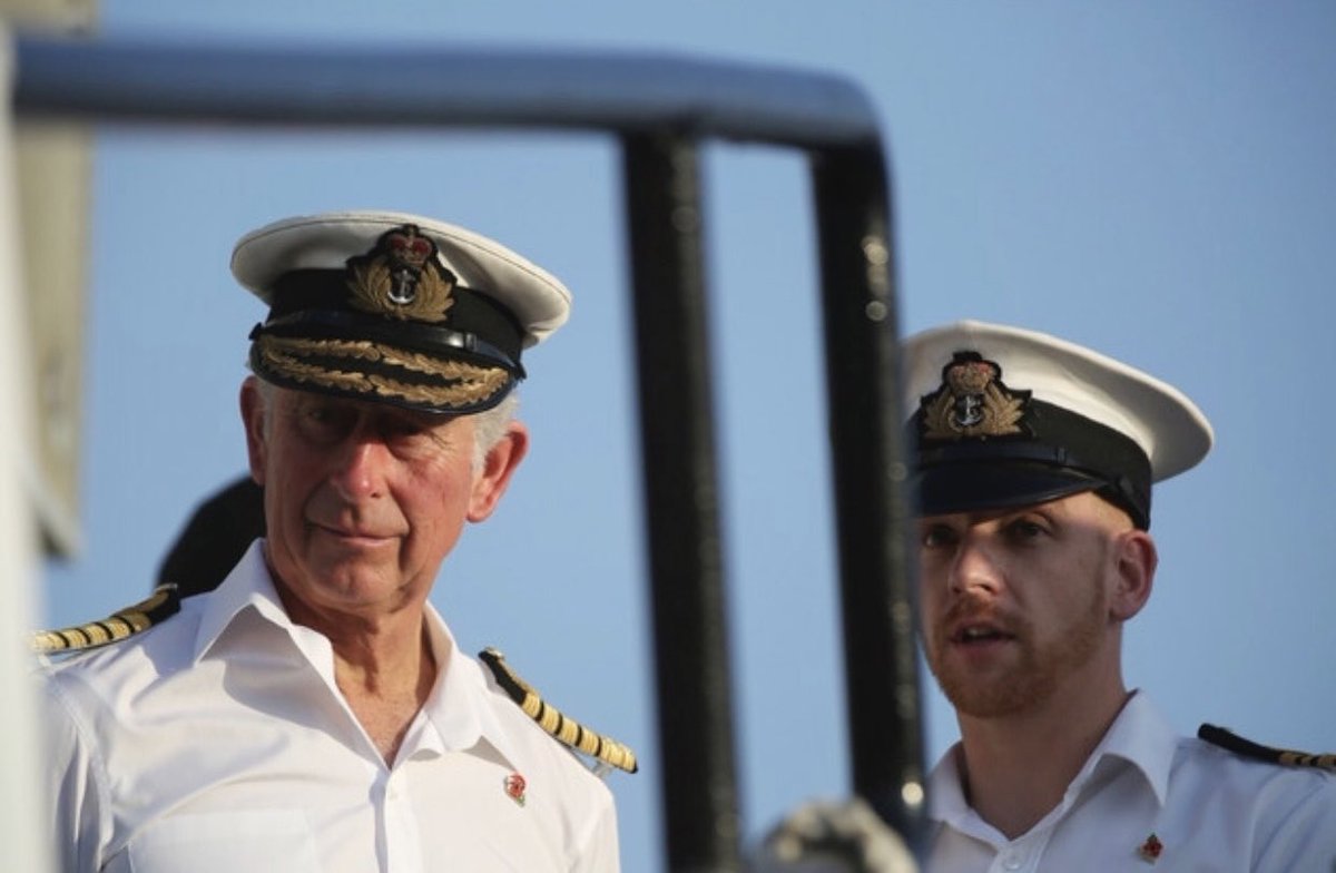 SimonBodminCox's tweet photo. ‘The best training to be King is to be a @RoyalNavy officer.’  Earl Mountbatten. 

Long live the King. 👑 https://t.co/LZFqUVkCOX
