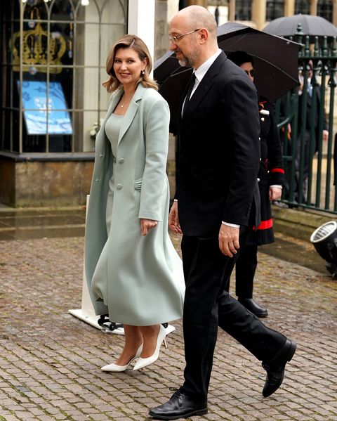 Denys_Shmyhal's tweet photo. The Coronation of King Charles III and Queen Camilla is a historic moment. With @ZelenskaUA, we are honoured to represent the brave and invincible Ukrainian 🇺🇦 people. Warm greetings to the friendly 🇬🇧! Long and wise reign for His Majesty King Charles III. https://t.co/ml7ZFgJGW0