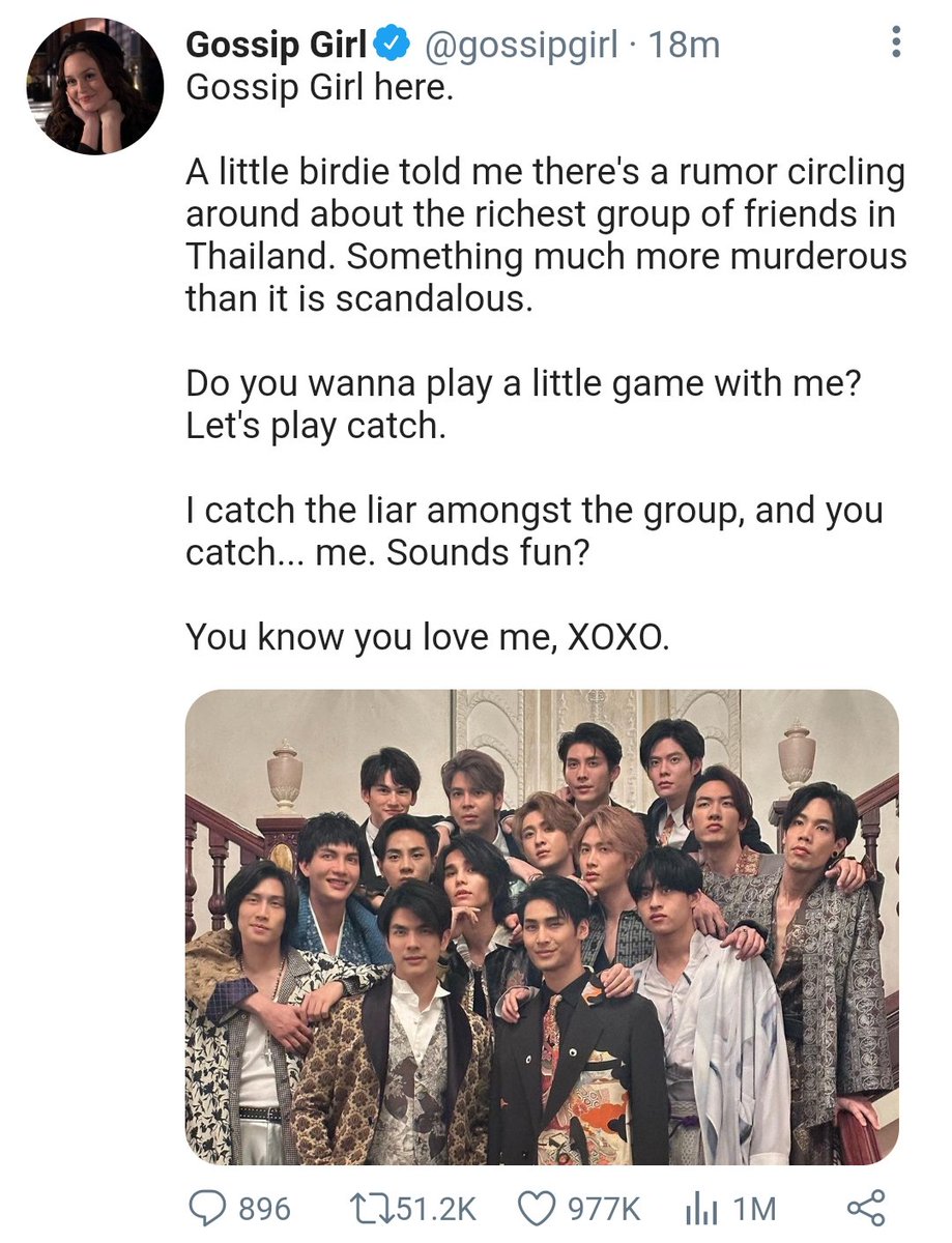 ceosatur's tweet photo. [ kinnporsche the series — gossip girl au ]

they rule the city, everything is at their feet. they eat schemes for breakfast and deceit for dinner. no one has ever been able to hold them accountable for anything, until i came along.

you're gonna love me. 

XOXO, Gossip Girl. https://t.co/T0nsqWEwhN