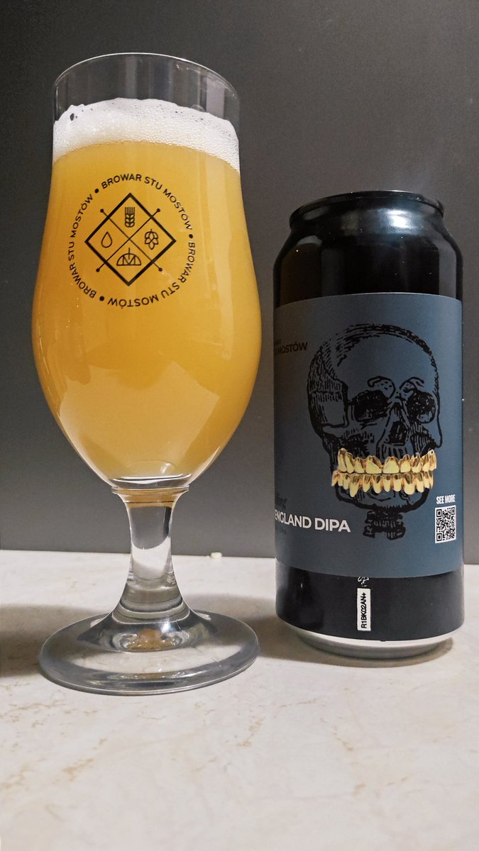 BojanowskiMarek's tweet image. #280
🍺 Bling Bling 
🇵🇱 Browar Stu Mostów 
New England DIPA
Alk. 7.9%
Ekst.wag. 19.0
4/5
#craftbeer #polishbeer #DIPA #NewEngland #piwokraftowe #browar #StuMostów #beergeak #beerpics #wroclaw
@BrowarStuMostow