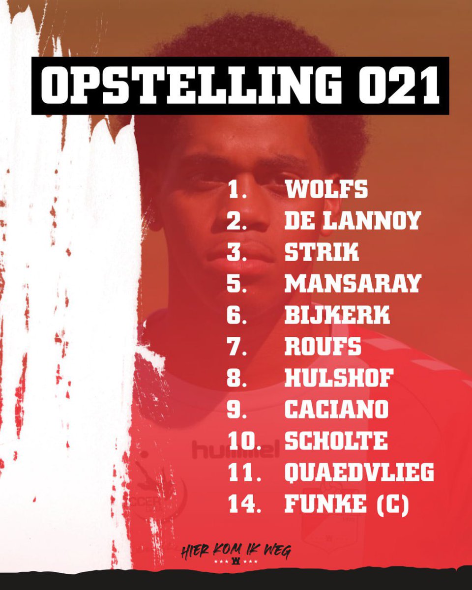 FCEmmenjeugd's tweet photo. Om 13.30 uur speelt FC Emmen O21 op De Oude Meerdijk tegen NEC Nijmegen O21!

𝗗𝗘 𝗢𝗣𝗦𝗧𝗘𝗟𝗟𝗜𝗡𝗚! 🫵

#HIERKOMIKWEG https://t.co/ylUNDuQowB