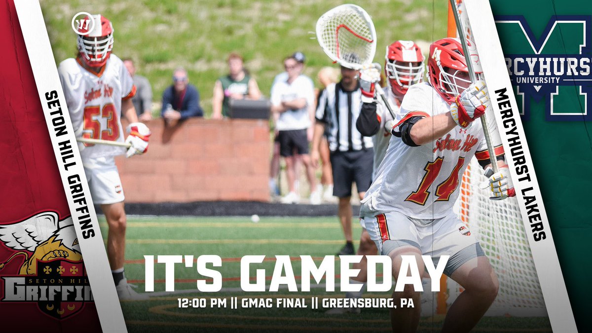SetonHillLax's tweet photo. It’s the @GreatMidwestAC Championship!
🆚 @hurstmlaxtrain 
📍@setonhill / Greensburg, PA
⏰ 12:00 PM
🎟️ $10 Adults | $5 Seniors / Students 
*Cash Only*
**SHU / Hurst Students Free w/ ID**
📺 @WestmorelandSN / Link in Bio

#Family | #BRG | #NCAALAX https://t.co/vB4ZkIqzS9