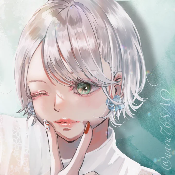 自分用にも描いちゃいました なこことお揃い(*'`)  #GWはフォロワーが増えるらしい #イラスト