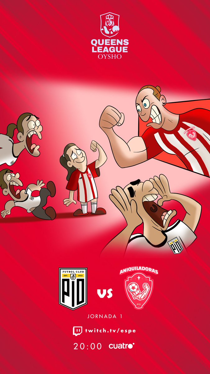 AniquiladorasFC's tweet photo. ¡Vamos que hoy es el día! Nuestras jugadoras lo darán todo en su debut, que además también es el debut televisivo de la liga.

El Derby Mexicano de Aniquiladoras vs Pio dará de que hablar ❤️🤍 

12:00 🇧🇿🇨🇷🇬🇹🇳🇮🇭🇳🇸🇻🇲🇽
13:00 🇨🇴🇵🇦🇵🇪🇪🇨
14:00 🇻🇪🇵🇷🇩🇴🇧🇴🇨🇺
15:00 🇧🇷🇺🇾🇦🇷🇨🇱🇵🇾
20:00 🇪🇸 https://t.co/F0MBvuc2K9