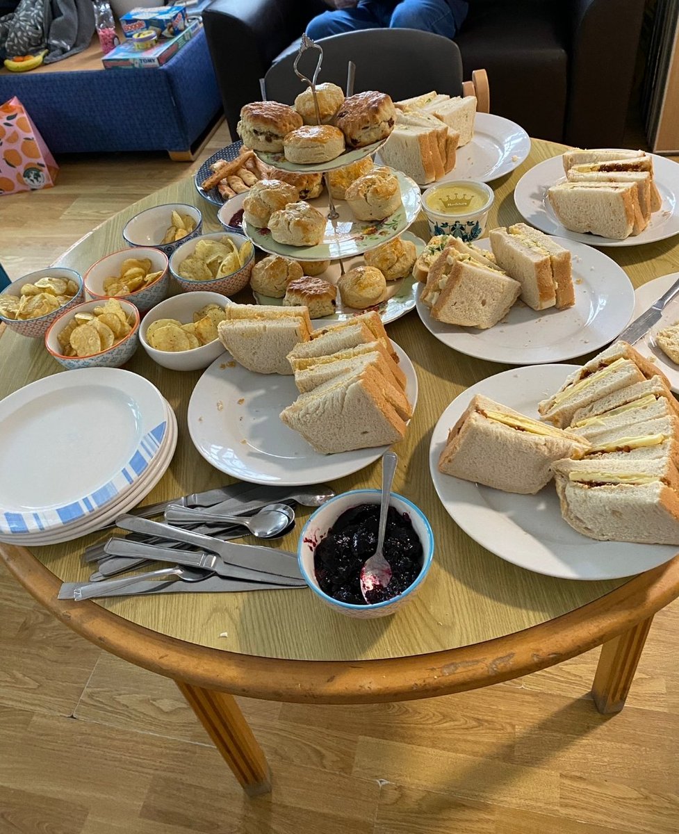 Lovely tea for the Coronation at Shepherd House.