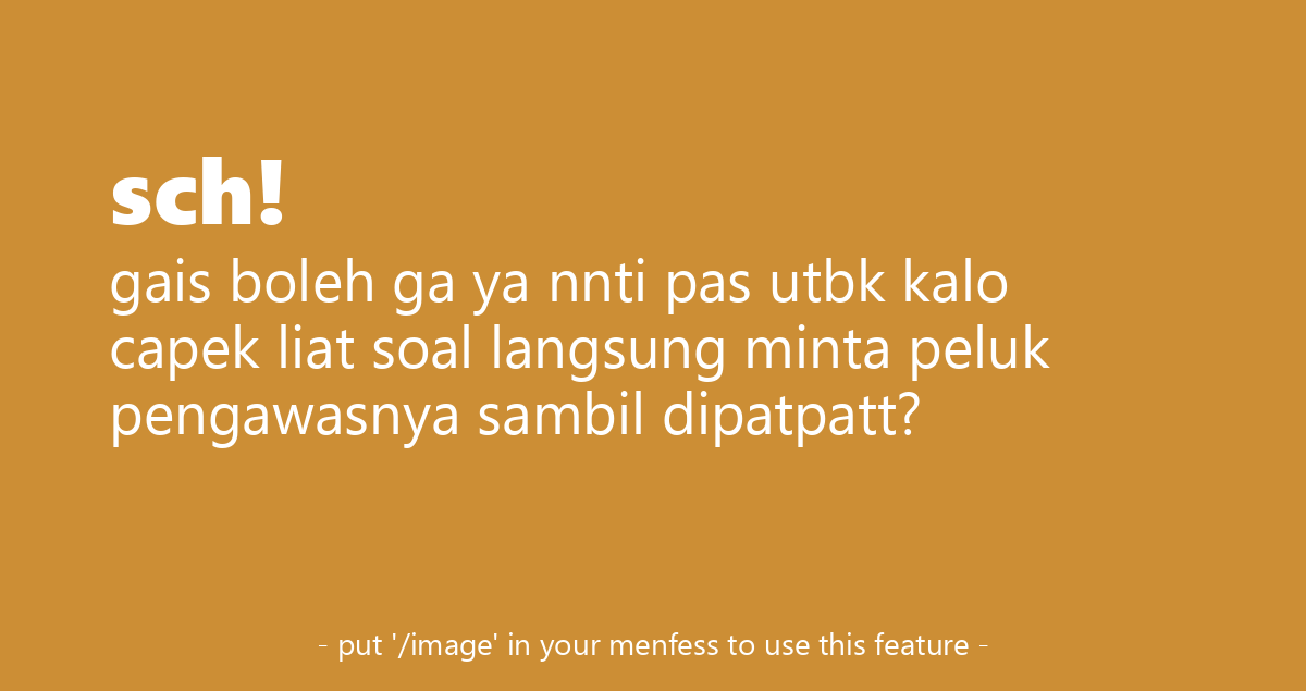 schfess's tweet image. sch!