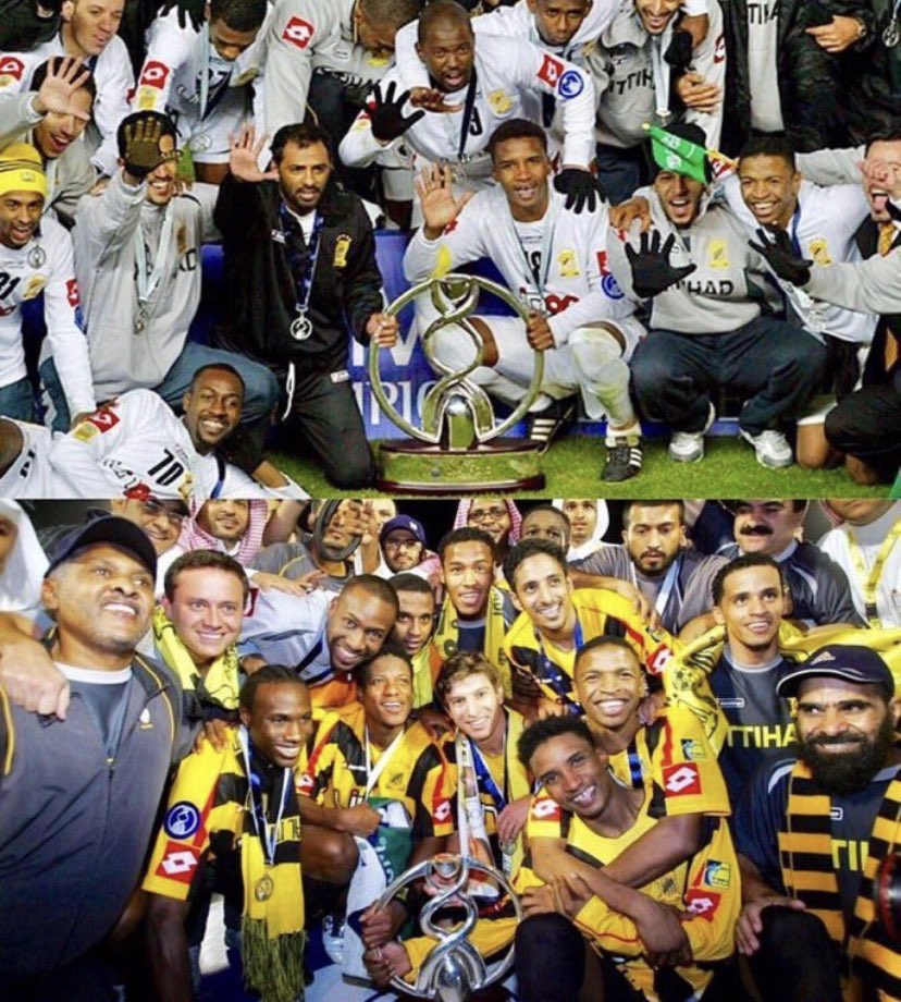 alatef's tweet photo. للتاريخ  ! الرقم الاتحادي  الصعب يواصل الصمود 18 عاما  👑 النادي الاسيوي الوحيد الذي نجح في الفوز  بلقب #دوري_ابطال_اسيا موسمين متتاليين 2004 - 2005  🐅🔥  #الاتحاد https://t.co/Q1rKuH7hbI